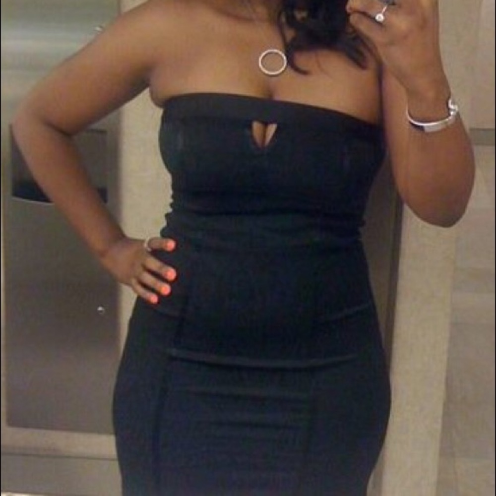 Bebe Tube Strapless Midi